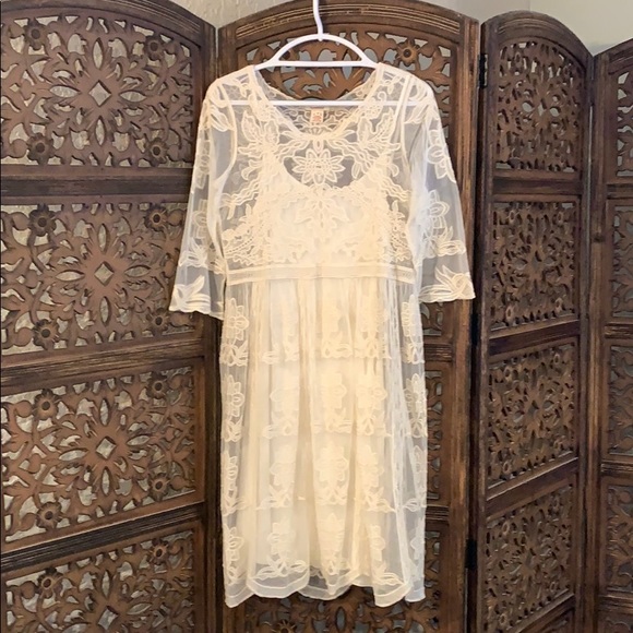 Sundance Dresses & Skirts - NWOT Sundance Ivory Lace Dress